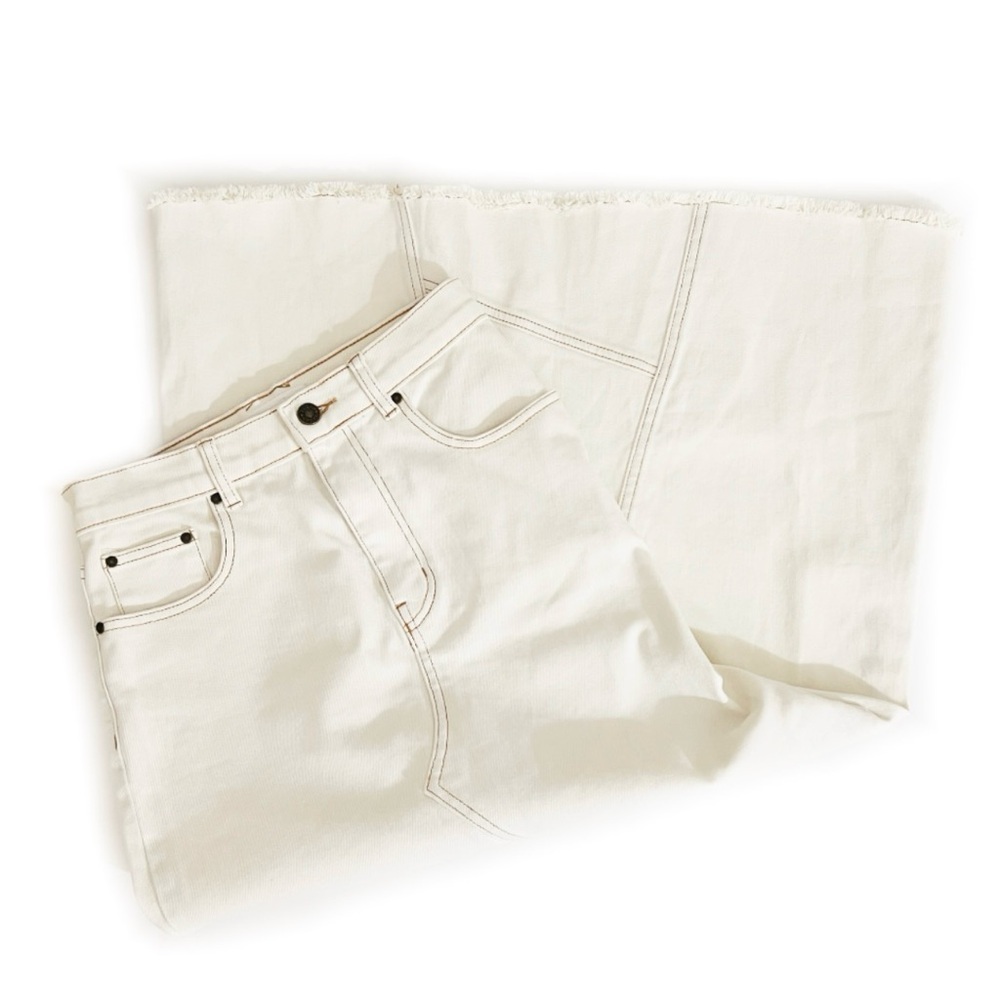 Spell Cream Denim with Tan Stitching - Picture 6 of 7